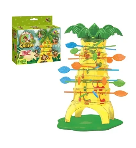Jogo Pula Macacos 15cm Zb916 Artbrink