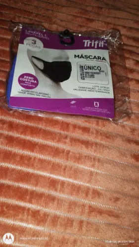 Máscara Infantil Trifil - Pacote com 3 Peças