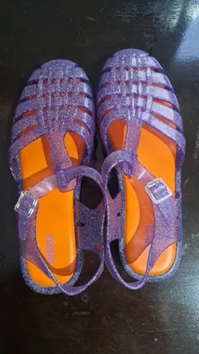 Melissa Possession Lilás+ Laranja Glitter n° 38 