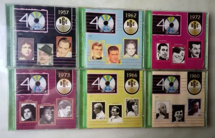 40 Anos De Musica RGE - KIT 6 Discos ( 57'60'62'66'72'73' )