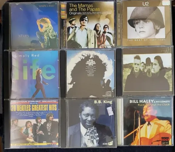 CDs de ROCK Internacional, várias bandas , a partir de R$ 10,00 até R$ 150,00