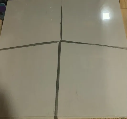 Porcelanato polido viarosa 71x71cm lote 15m