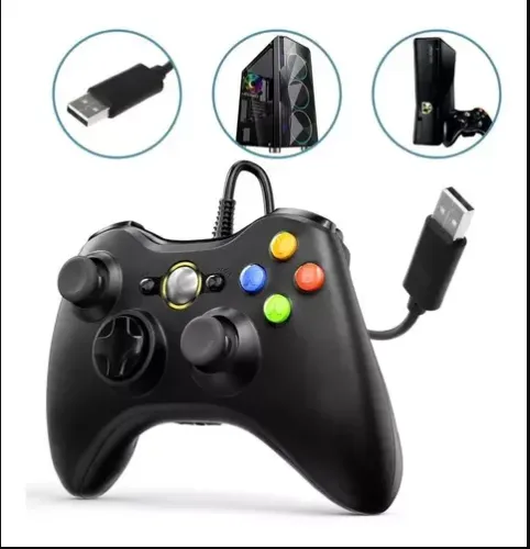 Controle xbox 360 com fio