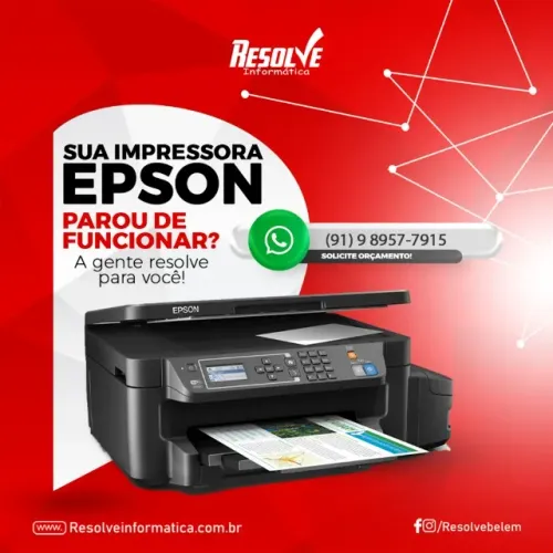 Manutenção de Impressoras Epson Jato de Tinta