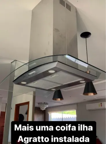 Instalador de coifa ilha ou de parede