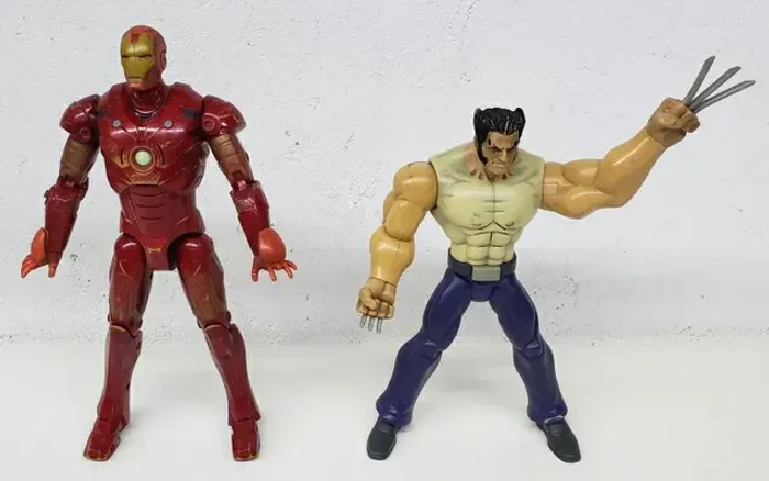 Boneco homem de ferro wolverine hasbro antigo ler descrição 