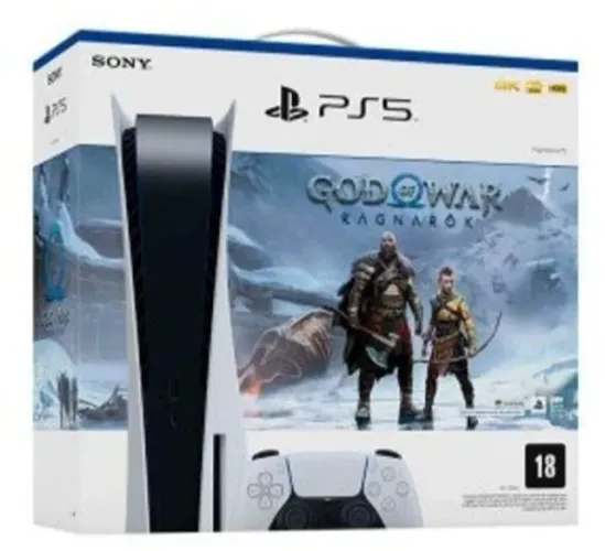 PS5 c/ Leitor de CD + Digital + GARANTIA. Temos Loja Física!
