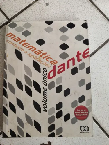 Livro Matemática Dante - Volume único