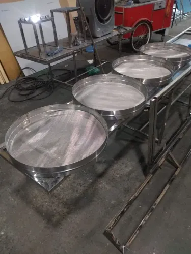 Peneira em aço inox 1.2micras 50cm