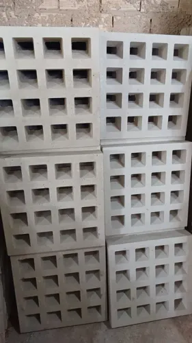 Cobogo de concreto  parede 