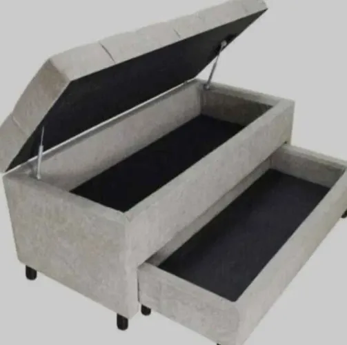 Baú recamier com gaveta