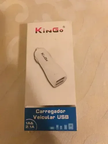 Carregador veicular USB KinGo