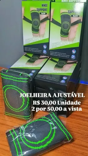 Joelheira Ajustável - Proteção e Conforto!