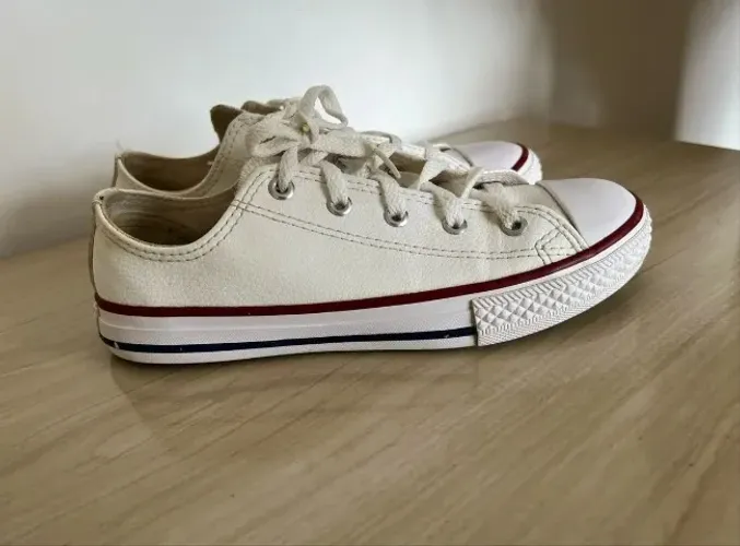 Tênis AllStar Branco de Couro 40 