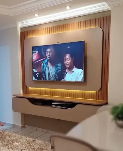 Painel ripado com Led Treviso para TV de até 70? ENTREGA HOJE !!!