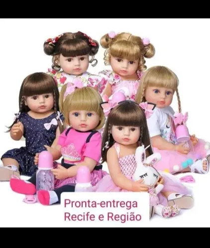Bonecas Reborn Bebês Realistas - Kit Completo
