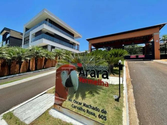 Terreno alto padrão com 814 m², à venda no Condomínio Arara Vermelha em Ribeirão Preto/SP
