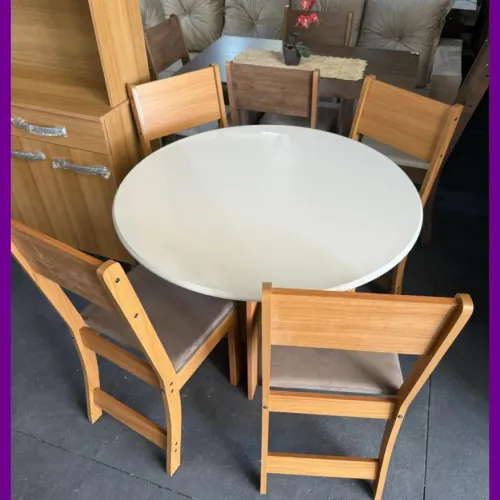 Mesa com 4 cadeiras - entregamos hoje