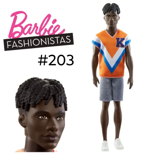 Boneco Ken Barbie Fashionistas #203 - Original