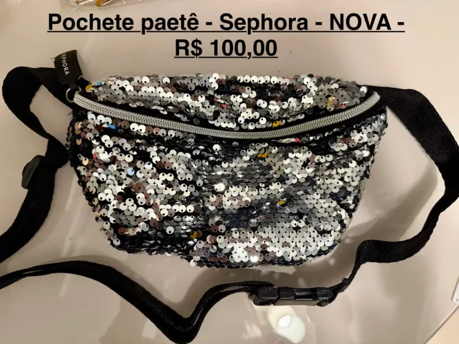 Pochete Paetê - Sephora - NOVA