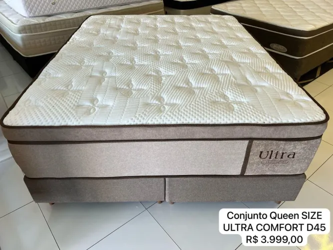 CAMA Conjunto Queen Size Ultra Confort D45