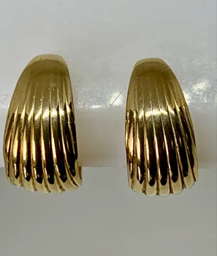 pierre cardin brinco de pressão dourado