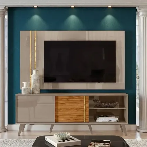 Conjunto Rack com painel treviso (dividimos nos cartão de credito em até 10x sem juros)