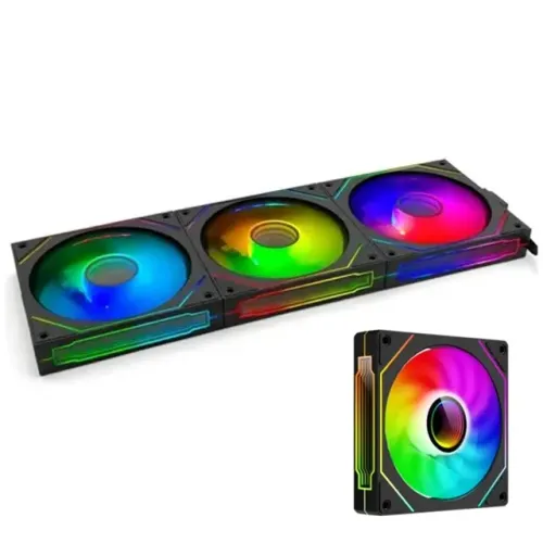 Kit 3 Cooler Fan 120mm Revenger Maximus Uni Fan G-VR352K (*PWM *3P 5V) - WZetta