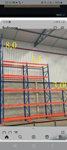 Estantes reforçadas depósitos novas loja *