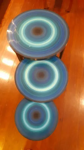 Trio de mesas Carolina Haveroth