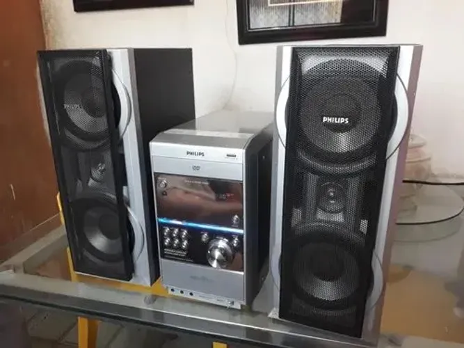 MICRO HI FI SYSTEM PHILIPS COM DVD FWD831BK | 150W RARIDADE :)