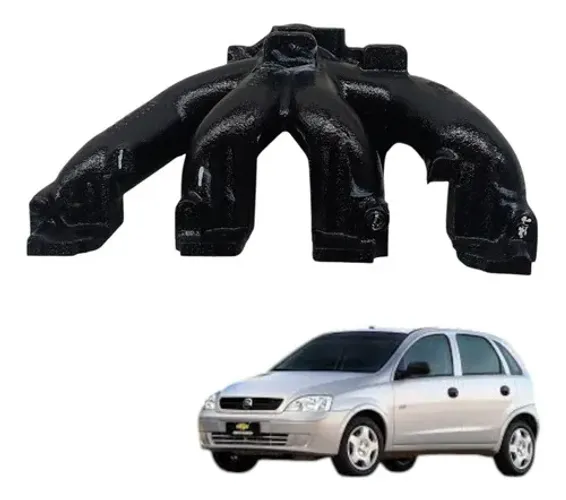 Coletor Escape Chevrolet Celta 1.4 2003 2004 2005 Detalhe