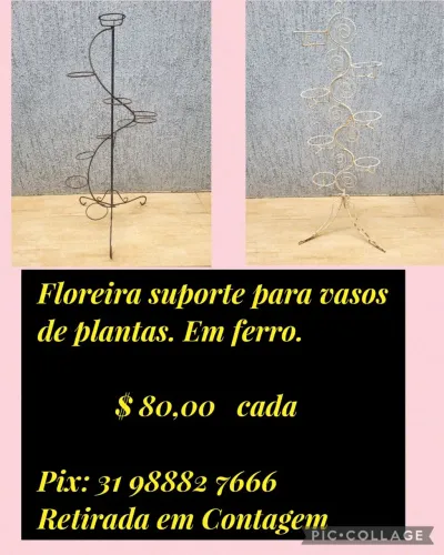 Floreira suporte para plantas