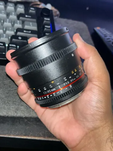 Lente Cine Rokinon 85mm T1.5 DS - Excelente Qualidade