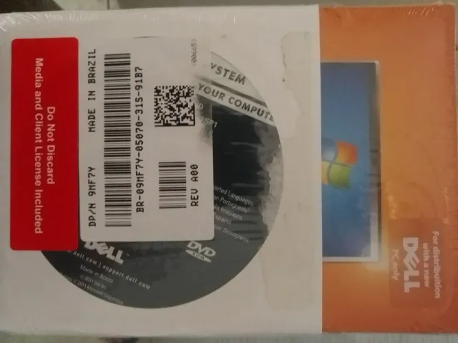 Dvd Windows 7 64 bits Dell