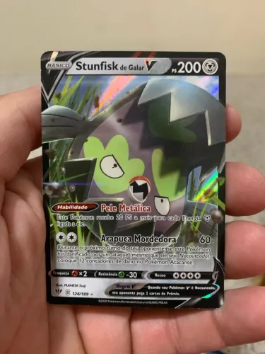 Carta Pokémon Stunfisk de Galar V - 128/189