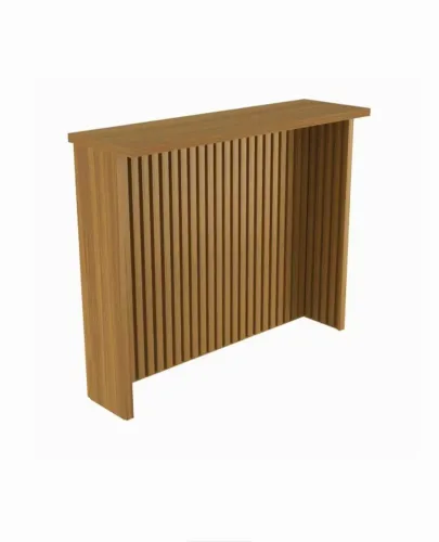 Divisória/ Painel de Ilha ripado 