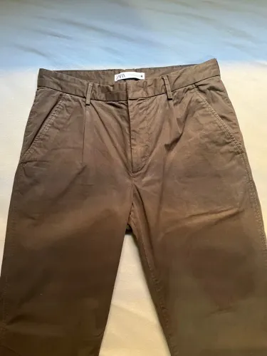Calça Marrom Masculina Zara