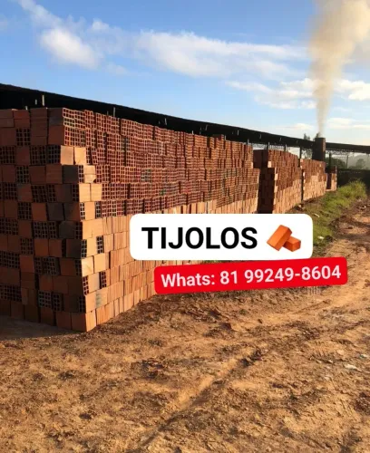 Tijolo Tijolos 8 Furos direto da Fábrica