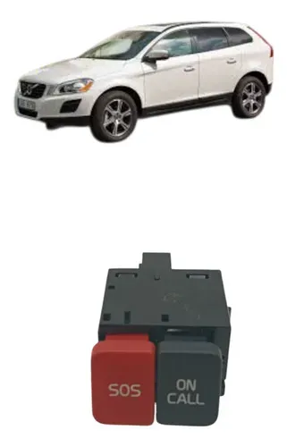 Botao Interruptor Sos On Call Volvo Xc60 T5 2012