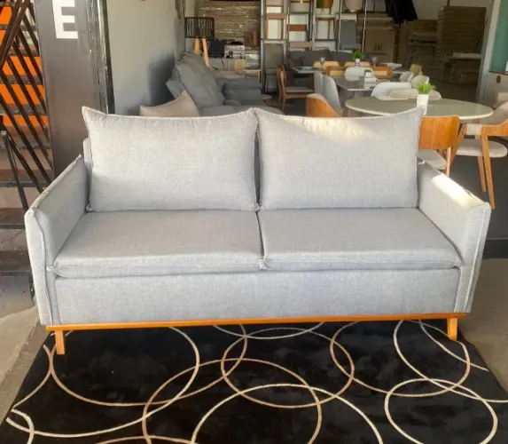 Sofá Living 2,0m Linho Direto da Fabrica Fazemos Entrega