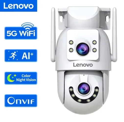 Camera Lenovo Dual Lens Full Hd Wifi 5g + Micro Sd 64gb