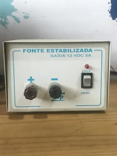 Fonte Alimentação Estabilizada 12 VDC 5a Biv. Cameras Cftv
