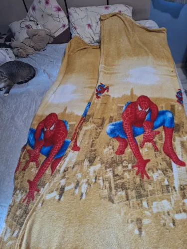 Manta de dormir do homem aranha