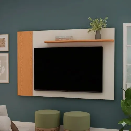 Painel Flórida Cinamomo/Off White