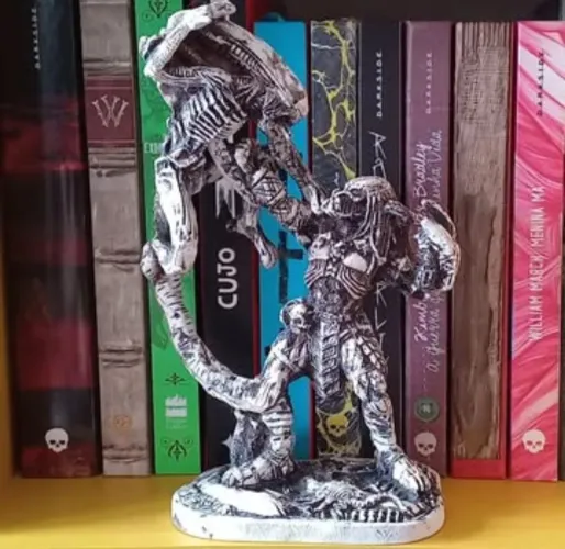 Estátua Alien Vs Predador