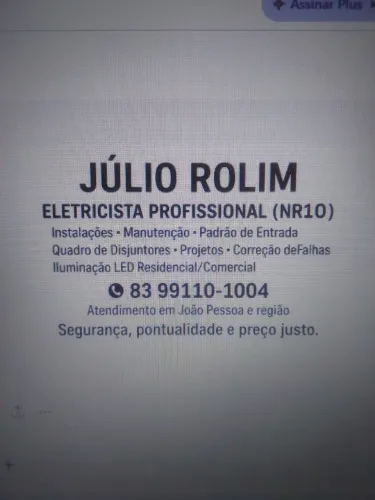 Eletricista profissional 