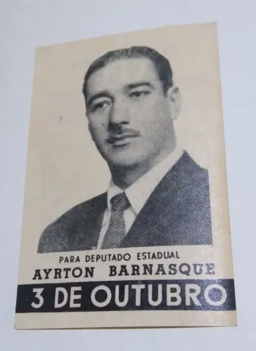 Memorabilia política Ayrton Barnasque