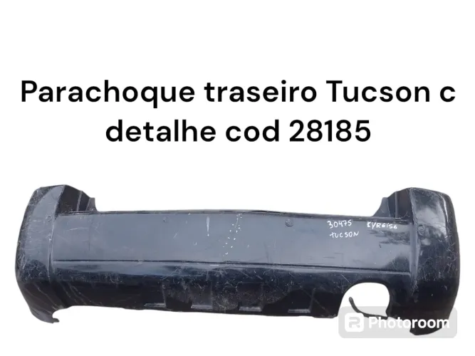 Para-choque Traseiro Tucson com Detalhe