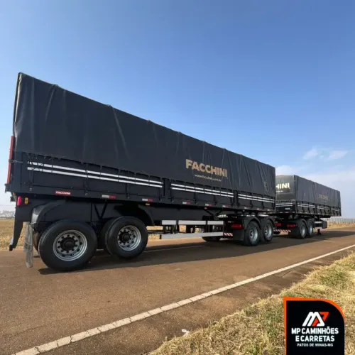 Rodotrem Graneleiro Facchini 2023 Dolly 5 Roda Extra